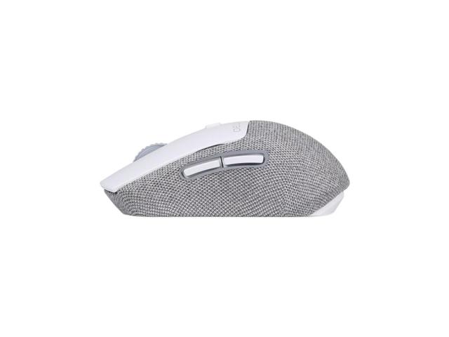 Mouse Optic Delux M520DB, USB Wireless/Bluetooth, Grey-White