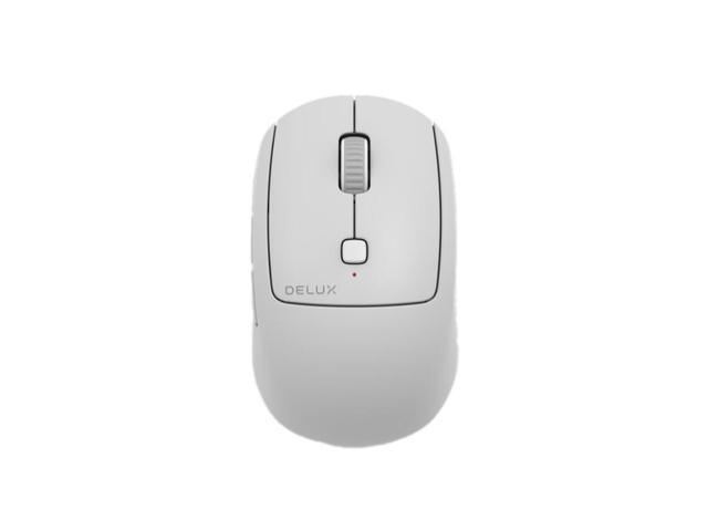 Mouse Optic Delux M520DB, USB Wireless/Bluetooth, Grey-White