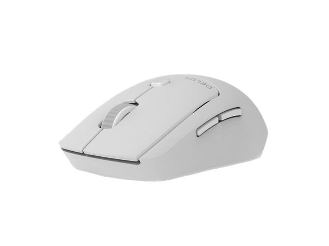 Mouse Optic Delux M520DB, USB Wireless/Bluetooth, Grey-White
