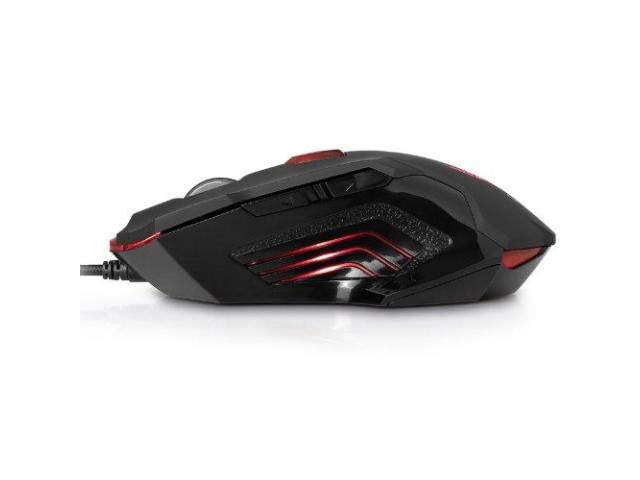 Mouse Optic Delux DLM-811, Red LED, USB, Black