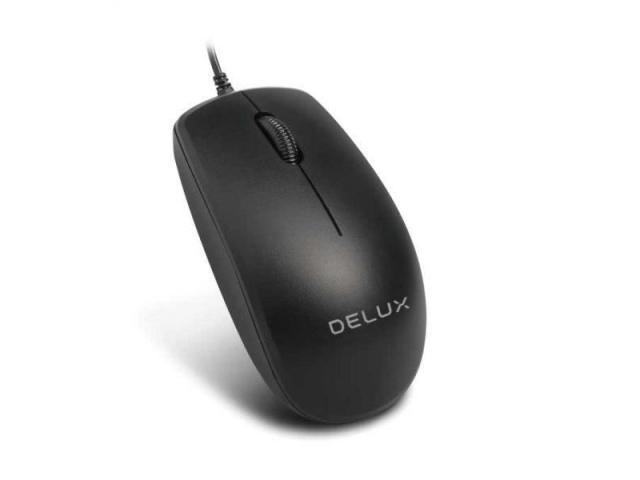 Mouse Optic Delux M138, USB, Black