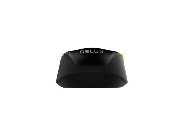 Mouse Optic Delux M321, USB, Black-Green