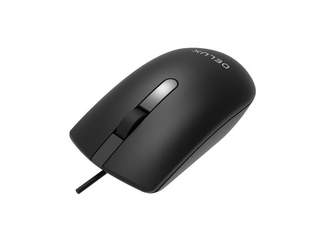 Mouse Optic Delux M322, USB, Black