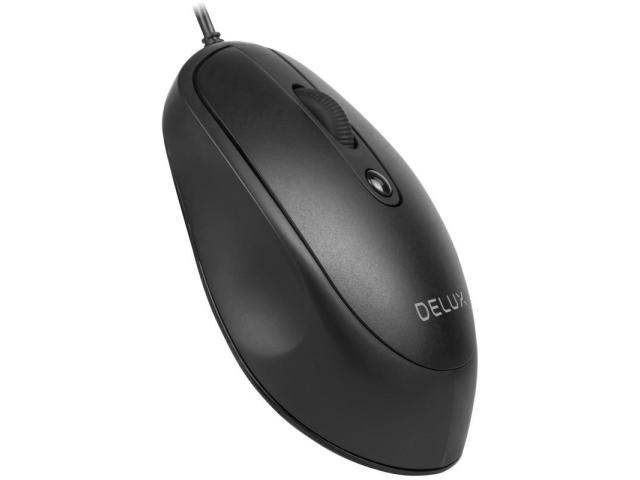 Mouse Optic Delux M366, USB, Black