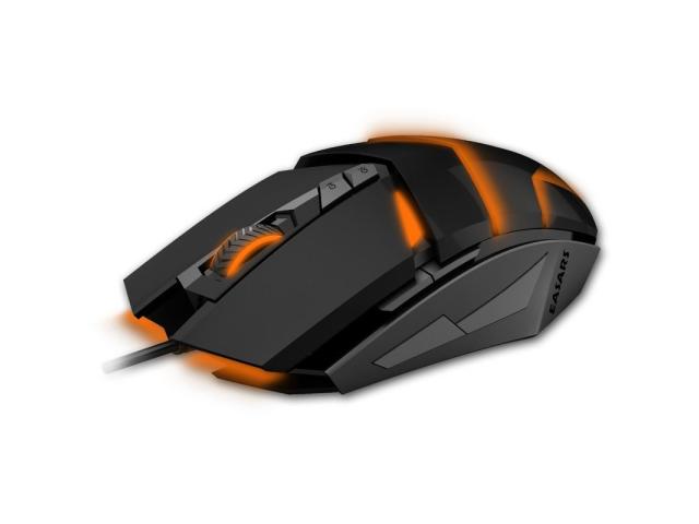 Mouse Optic Somic Easars Keel, RGB LED,  USB, Black