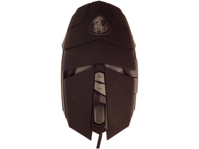 Mouse Optic Somic Easars Keel, RGB LED,  USB, Black