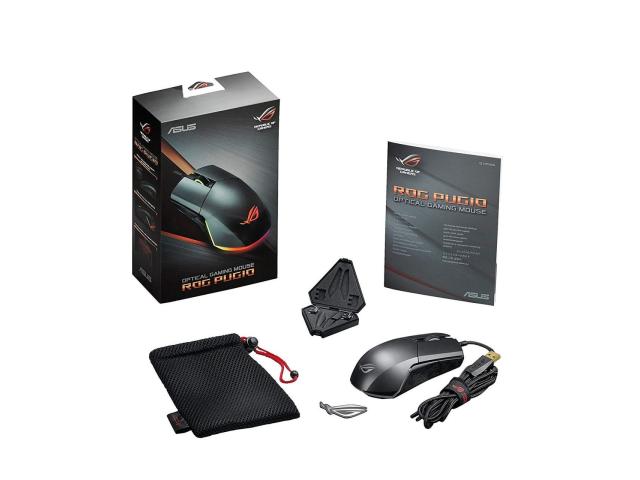 Mouse Optic ASUS ROG Pugio RGB, USB, Black