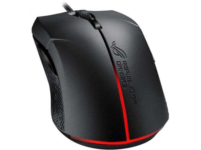Mouse Optic ASUS ROG Strix Evolve, RGB LED, USB, Black