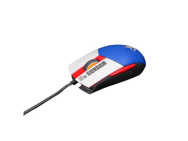 Mouse Optic ASUS ROG Strix Impact II GUNDAM EDITION, RGB LED, USB, Black