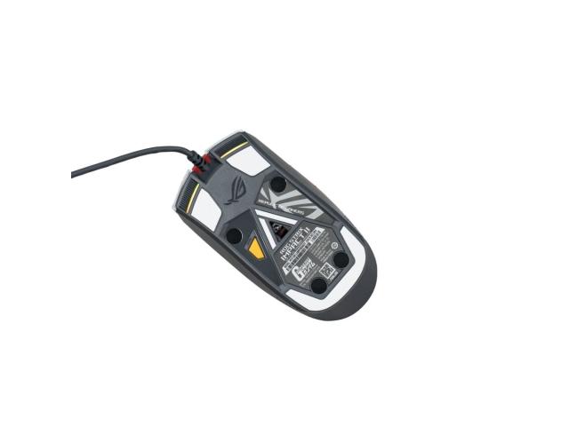 Mouse Optic ASUS ROG Strix Impact II GUNDAM EDITION, RGB LED, USB, Black