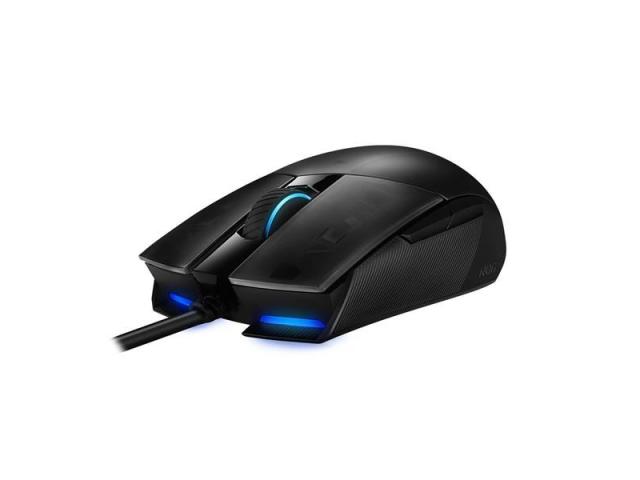 Mouse Optic ASUS ROG Strix Impact II, RGB LED, USB, Black