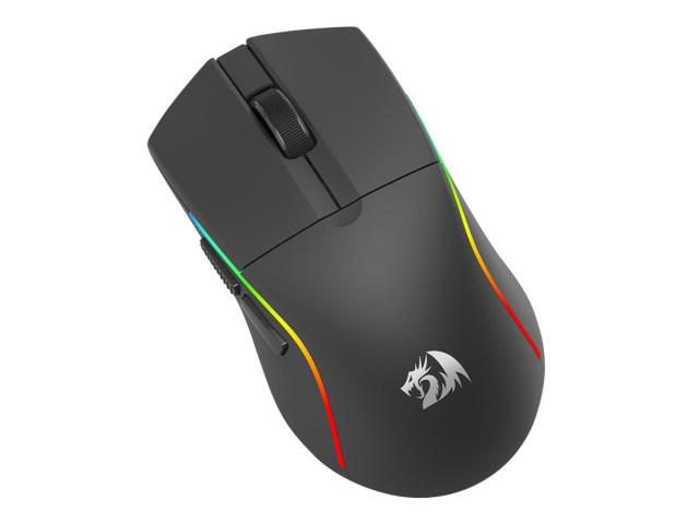 Mouse gaming Bluetooth cu si fara fir Redragon Deicide Standard negru iluminare RGB