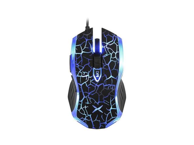 Mouse Optic Delux M557, RGB LED, USB, Black