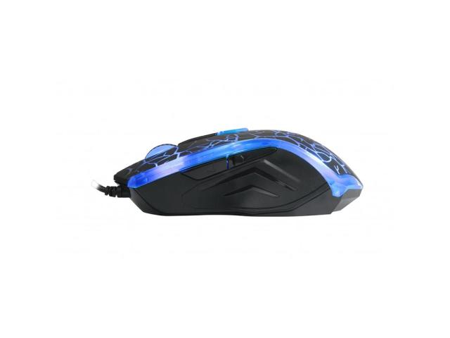 Mouse Optic Delux M557, RGB LED, USB, Black