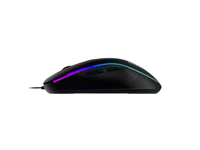 Mouse Optic Gamdias Aura GS3, RGB LED, USB, Black