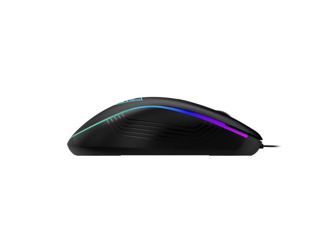 Mouse Optic Gamdias Aura GS3, RGB LED, USB, Black