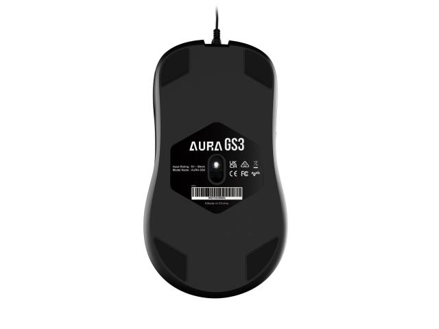 Mouse Optic Gamdias Aura GS3, RGB LED, USB, Black