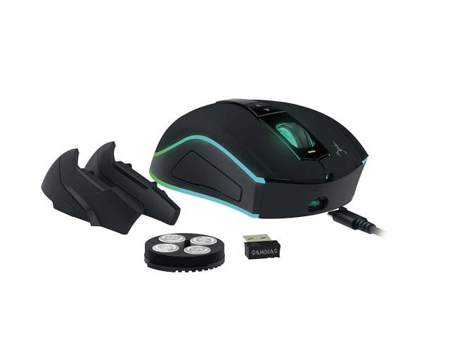 Mouse optic Gamdias Hades M1 RGB LED, USB/Bluetooth, Black