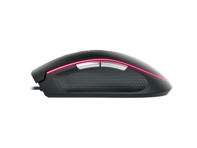 Kit Mouse Optic Gamdias Zeus E2, RGB LED, USB, Black + Mouse Pad Nyx E1, Black