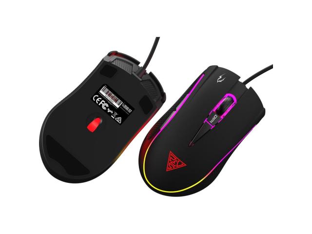 Kit Mouse Optic Gamdias Zeus E2, RGB LED, USB, Black + Mouse Pad Nyx E1, Black