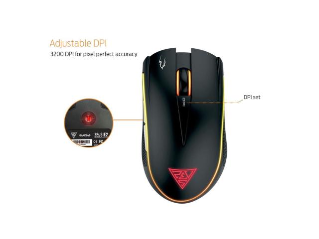 Kit Mouse Optic Gamdias Zeus E2, RGB LED, USB, Black + Mouse Pad Nyx E1, Black