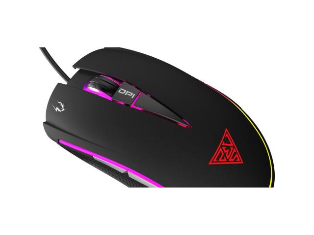 Kit Mouse Optic Gamdias Zeus E2, RGB LED, USB, Black + Mouse Pad Nyx E1, Black