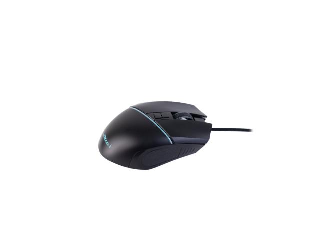 Mouse Optic Inter-Tech NitorX GT-100, RGB LED, USB, Black