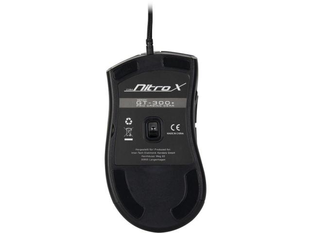 Mouse Optic Inter-Tech GT-300+, RGB LED, USB, Black