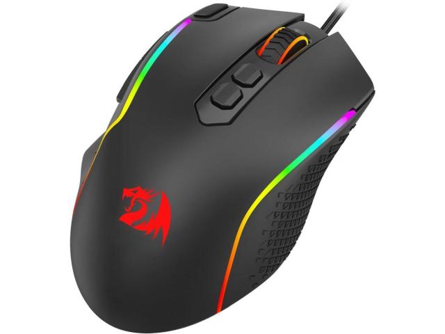 Mouse Optic Redragon Ardal, USB-A, Black