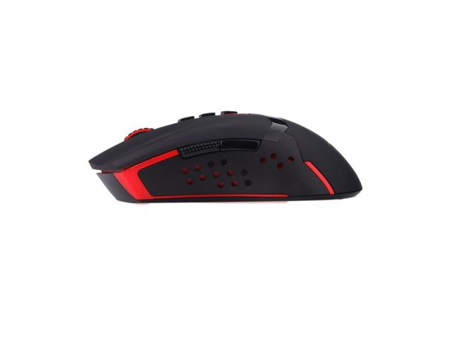 Mouse Optic Redragon Blade, Red LED, USB Wireless, Black-Red