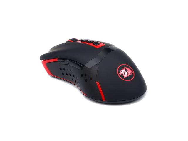 Mouse Optic Redragon Blade, Red LED, USB Wireless, Black-Red