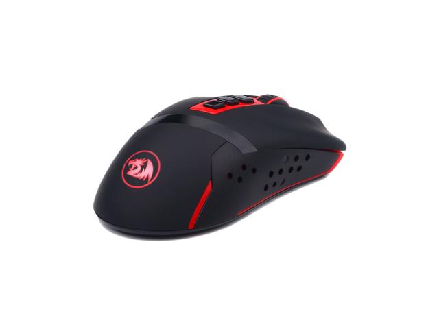 Mouse Optic Redragon Blade, Red LED, USB Wireless, Black-Red
