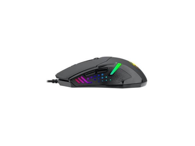 Mouse Optic Redragon Centrophorus RGB, USB, Black