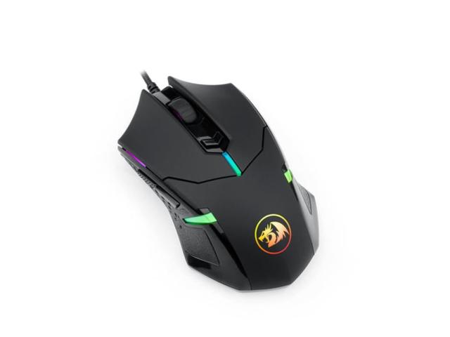 Mouse Optic Redragon Centrophorus RGB, USB, Black