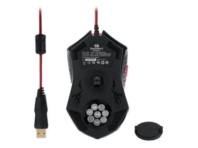 Mouse Optic Redragon Centrophorus M601-3, RGB LED, USB, Black