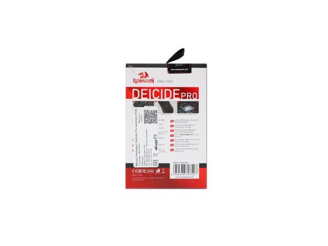 Mouse Optic Redragon Deicide Pro, RGB LED, USB/USB Wireless/Bluetooth, Black