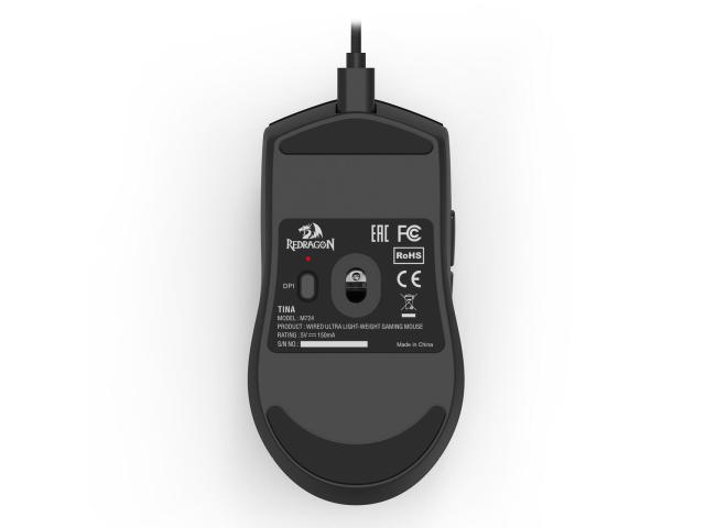 Mouse Optic Redragon K1ng 1K, USB-A, Black