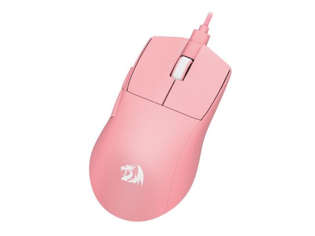 Mouse Optic Redragon K1ng 1K, USB-A, Pink