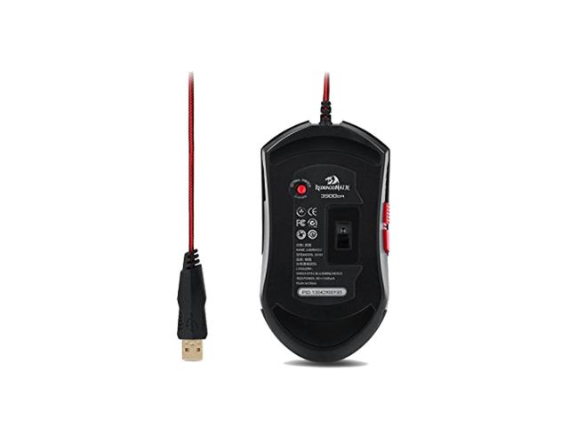Mouse Optic Redragon Lavawolf 2, RGB LED, USB, Black