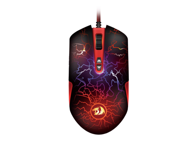 Mouse Optic Redragon Lavawolf 2, RGB LED, USB, Black