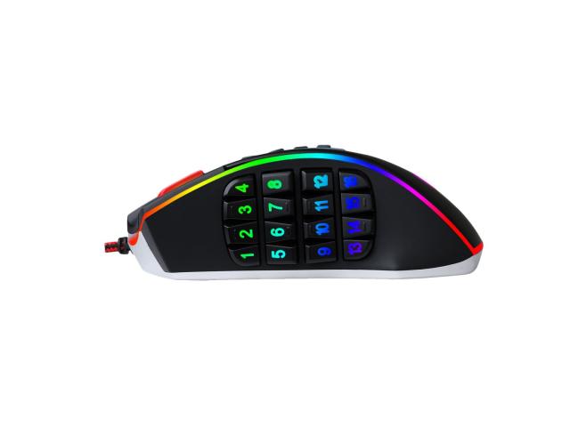 Mouse Optic Redragon Legend Chroma, RGB LED, USB, Black