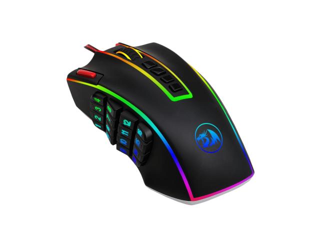 Mouse Optic Redragon Legend Chroma, RGB LED, USB, Black
