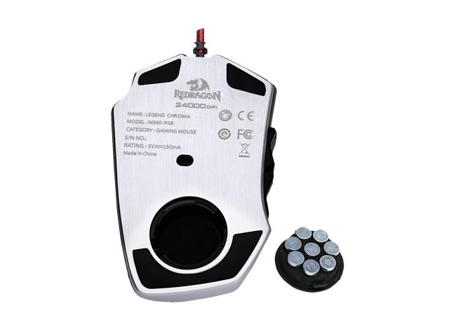 Mouse Optic Redragon Legend Chroma, RGB LED, USB, Black