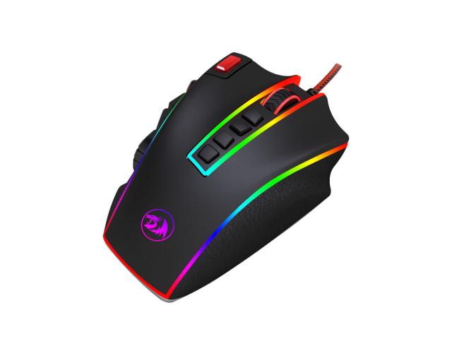 Mouse Optic Redragon Legend Chroma, RGB LED, USB, Black