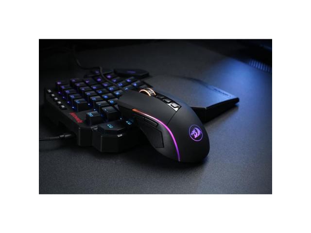 Mouse Optic Redragon Lonewolf, USB, Black