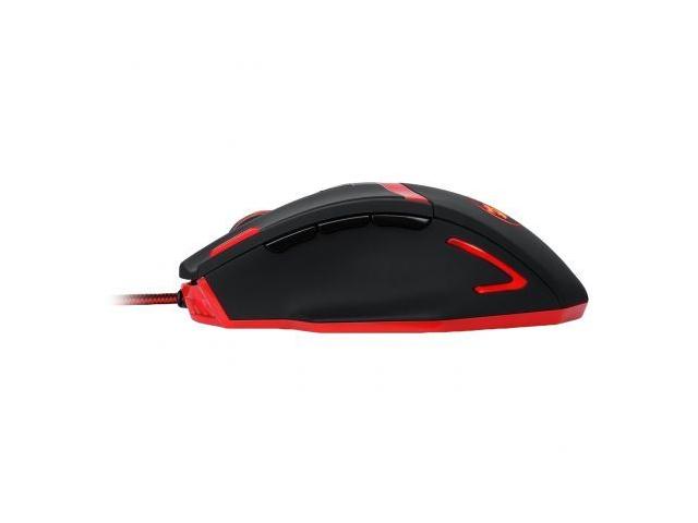 Mouse Laser Redragon Mammoth, RGB LED, USB, Black-Red