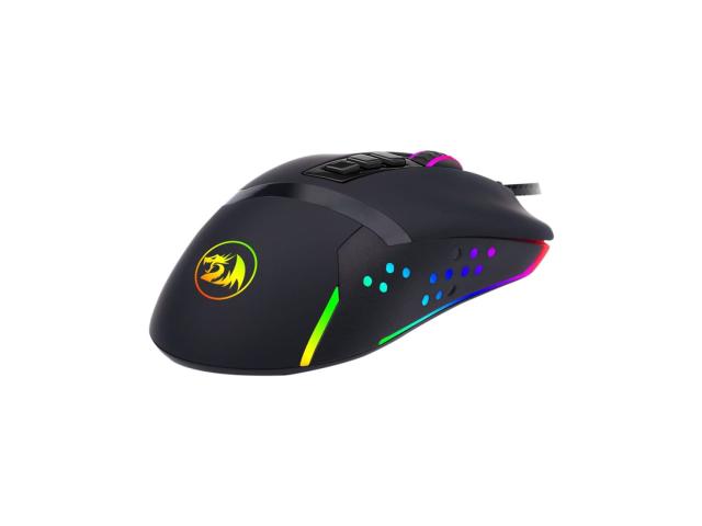 Mouse Optic Redragon Octopus RGB, USB, Black