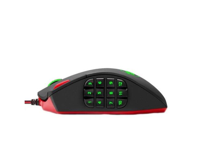 Mouse Optic Redragon Perdition3, RGB LED, USB, Black-Red