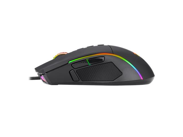 Mouse Optic Redragon Plank, RGB LED, USB, Black