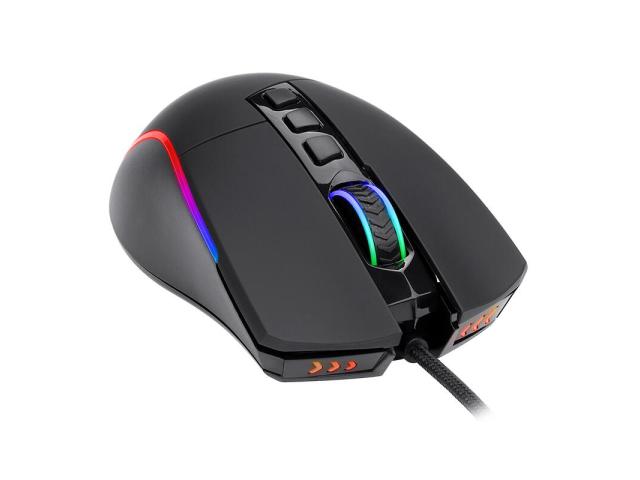 Mouse Optic Redragon Plank, RGB LED, USB, Black
